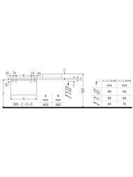      Duravit L-Cube 820400477 1 ,   LC580202222