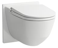 Унитаз-биде Laufen CLEANET RIVA 820691 (600х395х415) безободковый, подвесной, с пду, покрытие LCC