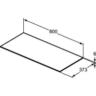���������� ��� ����� 80 Ideal Standard CONCA (800x373x6) ������������, �alacatta marble T4345DH