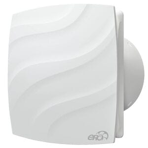 Вентилятор ERA WAVE D100 накладной, 100 м3/ч, 25 дБ, двигатель BB, белый, WAVE 100 BB