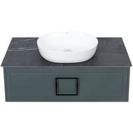 Тумба под раковину La Fenice Cubo Grigio 100 см (976х469х350) серая матовая FNC-01-CUB-G-100