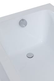Ванна акриловая Aquanet BRIGHT 170х75 прямоугольная, без гидромассажа 232982