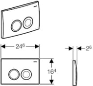 GEBERIT Delta 20 ������� �����, ������� ����, ���������� ����� 115.127.11.1