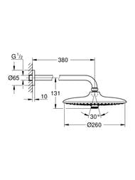 ������� ��� Grohe Euphoria SmartControl 26459000 ����, 260��, 3 ������ �����, ���������, ����