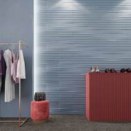 Плитка настенная Wow Stripes Liso XL Sky (75х300) голубая 123819 (кв.м.)