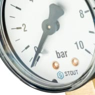   STOUT Dn 50  1/4", 0...10 , .2.5 SIM-0010-501008