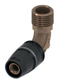 Уголок TECElogo 90* 16 х 1/2"Н с ниппелем, бронза 8713302