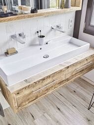 Смеситель Hansgrohe Metropol 74525000 для раковины встраиваемый, излив 165мм, рукоятка-петля, хром — изображение 4