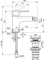 ��������� ��� ���� Ideal Standard CERALINE O ����: ������ ������� BD716RO