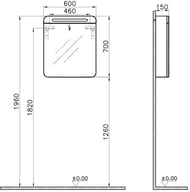 �������-���� Vitra Metropole 600�700�150 � ���������� ������, ��� 60894