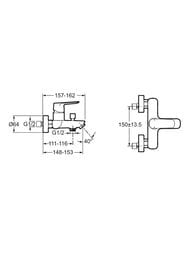 ��������� Jacob Delafon JULY+ ��� �����/����, ���� E35671-4-CP
