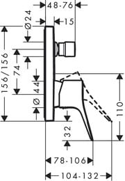  Hansgrohe Vivenis 75415000  , ,  , 
