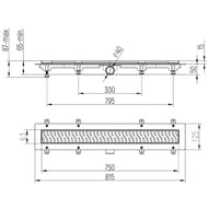   Paini Harmony L=750  D40,  , CH750H