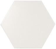 Плитка настенная EQUIPE SCALE Hexagon White Matt (107х124) белая (кв.м.)