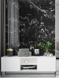 Интерьерная панель Аlumoart Sequoia Black (1200х3000) глянцевая, черная NT-16.2.2 (кв.м.) — изображение 2