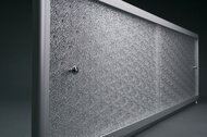 Экран под ванну A-SCREEN колотый лёд 1500х500-650 серый профиль, 2 дверцы
