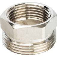Американка STOUT 1"ВН, прямая, никель, уплотнение под гайкой o-ring кольцо, SFT-0041-000001