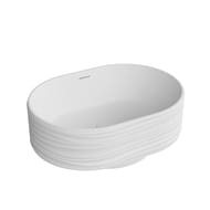 Раковина KERAMA MARAZZI AMAREMARE Artbasin Sabbia накладная, 500х366х180, белая мат. SA.wb.50\WHT.M