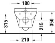 ������� ��� ������� Duravit DuraStyle 0026190000 � �������������� ����������, ����� ����������� �����, ����: �����