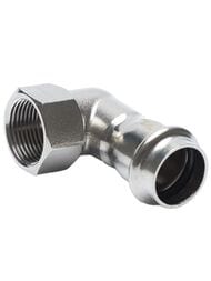 ������ � �������� ������ ����� Franta 22�1.1/2" � 90*, ����������� ����� SUS 304, V17221120G