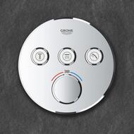 Смеситель Grohe Grohtherm SmartControl 29121000 термостат, 3 выхода, внешняя часть, хром