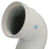 Элемент дымохода отвод 90° п/м D80 STOUT SCA-0080-000090