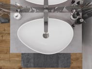 Столешница Cersanit Stone из керамогранита Balance 600х450х20мм, серый матовый   64185 — изображение 9