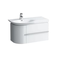 Тумба под умывальник Laufen CASE for Palace 4.0153.2.075.464(475).1 (840х375х450) правая, 2 ящика, белый глянец