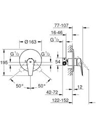 ��������� ��� ���� Grohe BauEdge 29078001 ������������, � �����. ������, �������������, ����