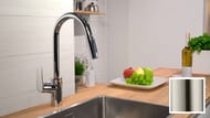 Смеситель Hansgrohe Focus M41 для кухни 240мм вытяжной поворотный излив сталь 31815800