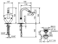 ��������� Fantini Venezia ��� ���� ��������������, ������ 2901N462SF