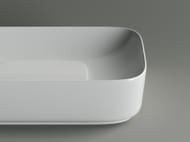 Раковина накладная Ceramicanova Element 600х375х145, прямоугольная, белый CN5021