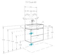 ����� ��� �������� AQUATON ���� 60 1A238201SY010 572x404x480 ������., 2 ��., ����� ��./����� �������