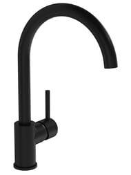 Смеситель для мойки Vitra Minimax S A4209136EXP однозахватный, излив 189мм, матовый черный