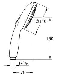 ������ ��� Grohe Tempesta 110 (����, 110 ��) 2 ������, ���� 27597003