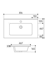 �������� ��������� Aqueduto Monolito 800, ������ ����, ����� ����. MON2810