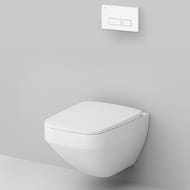 Комплект инсталляции AM.PM клавиша Pro S белая + унитаз Inspire V2.0 FlashClean сиденье микролифт IS47001.50A1700