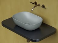 Раковина накладная Ceramicanova Element 455х325х135 прямоугольная, антрацит матовый CN6009MH