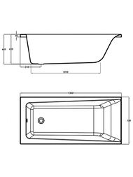 ����� ��������� Cersanit LORENA (1500�700�445) �������������, ����� 63321/64531