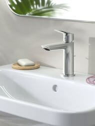 Смеситель Hansgrohe Logis 71253000 для умывальника, 110 Fine, без сливного гарнитура, хром — изображение 10