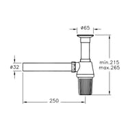 Сифон для раковины Vitra пластиковый A45109