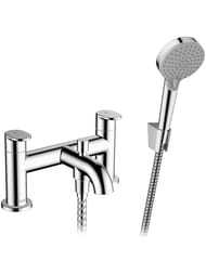 Смеситель на борт ванны Hansgrohe Vernis Blend 71461000 на 2 отверстия, двухзахватный, руч.душ, хром — миниатюра 1