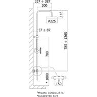 ������� ������� Paffoni Birillo Mini ZCOL638LIQCR ���������, �������/������ ���, ����: ����