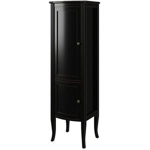 Пенал Caprigo Треви nero lucido 465х1600х420 левый 11550L-В032
