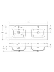 �������� ������������ Cezares (1210�460�170) � ����� ������ CZR-8095-120-2  �����