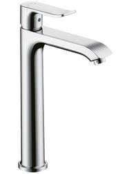 Смеситель Hansgrohe Metris 31185000 для умывальника однорычажный с высоким изливом, хром — миниатюра 1
