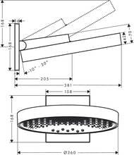   Hansgrohe Rainfinity 360 3jet   ,  26234000