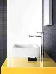 Смеситель Hansgrohe Metris 31184000 для умывальника, высокий, без донного клапана, хром — изображение 2