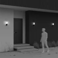 ��������� ���������� Maytoni Rib (���) O502WL-01B, E27x1 23�� IP 65, ������