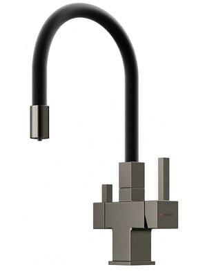 Смеситель SANCOS Arno SC4005GG  для кухни с гибким изливом, каналом для фильтра, вороненая сталь
